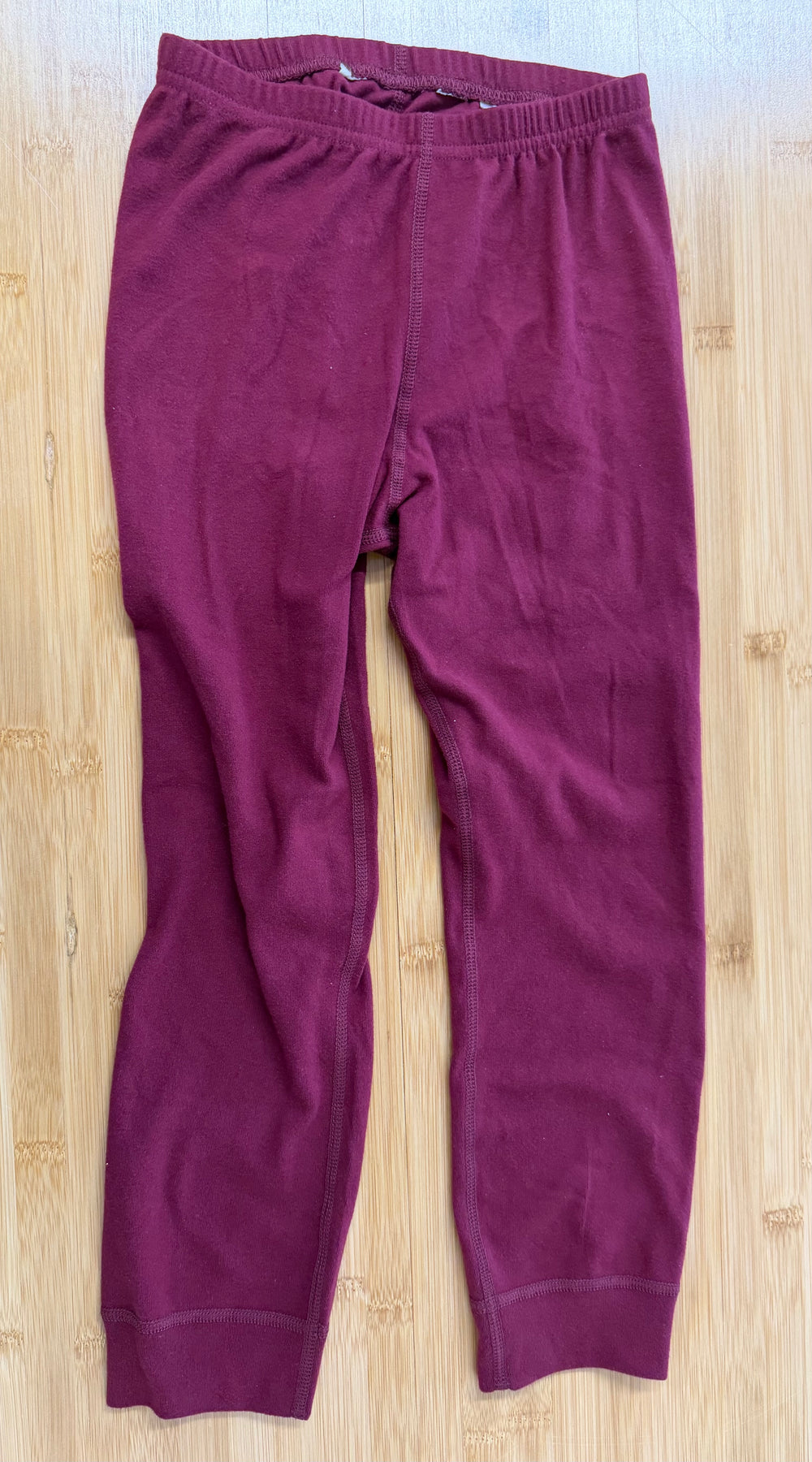 Jan & Jul Base Layer Pants – 6Y Est. | Burgundy