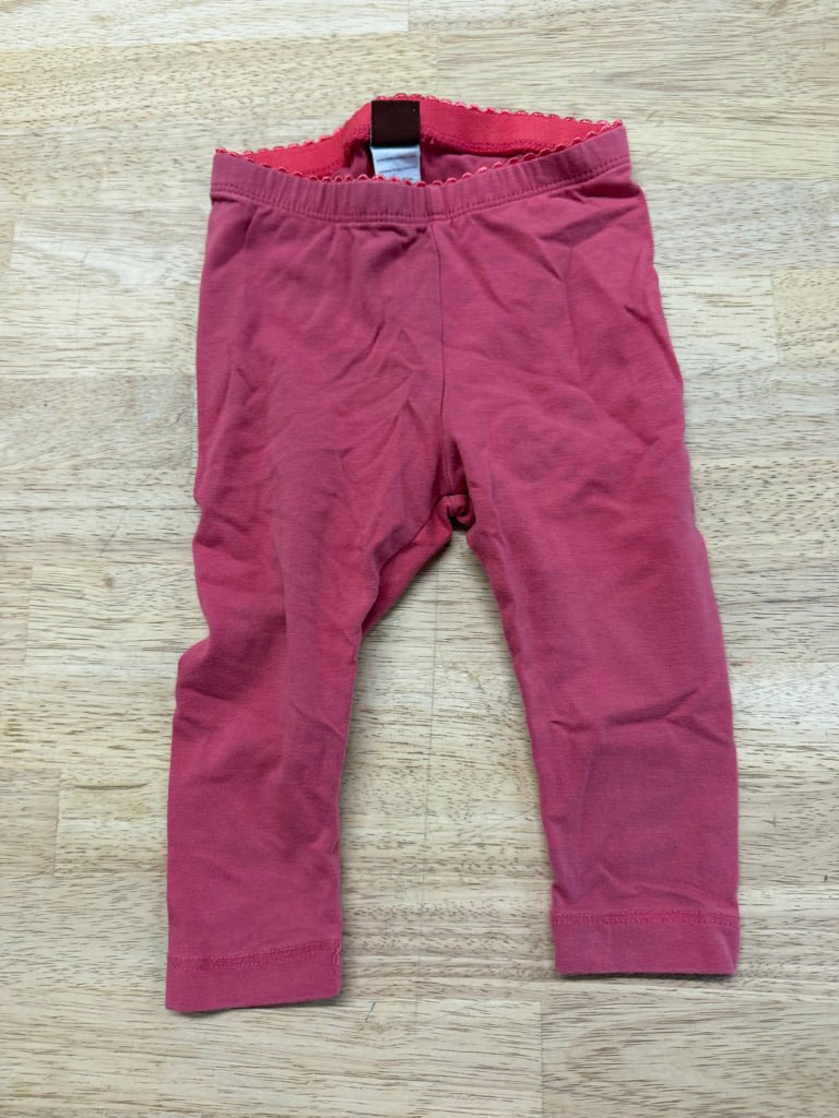 Tea Collection Faded Red Legging – 12–18M | Play - Nest and Sprout-Consignment