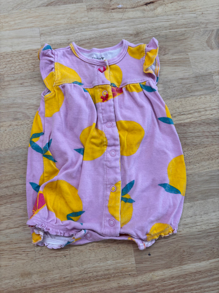 Carters 3M Bubble Romper – Lemons