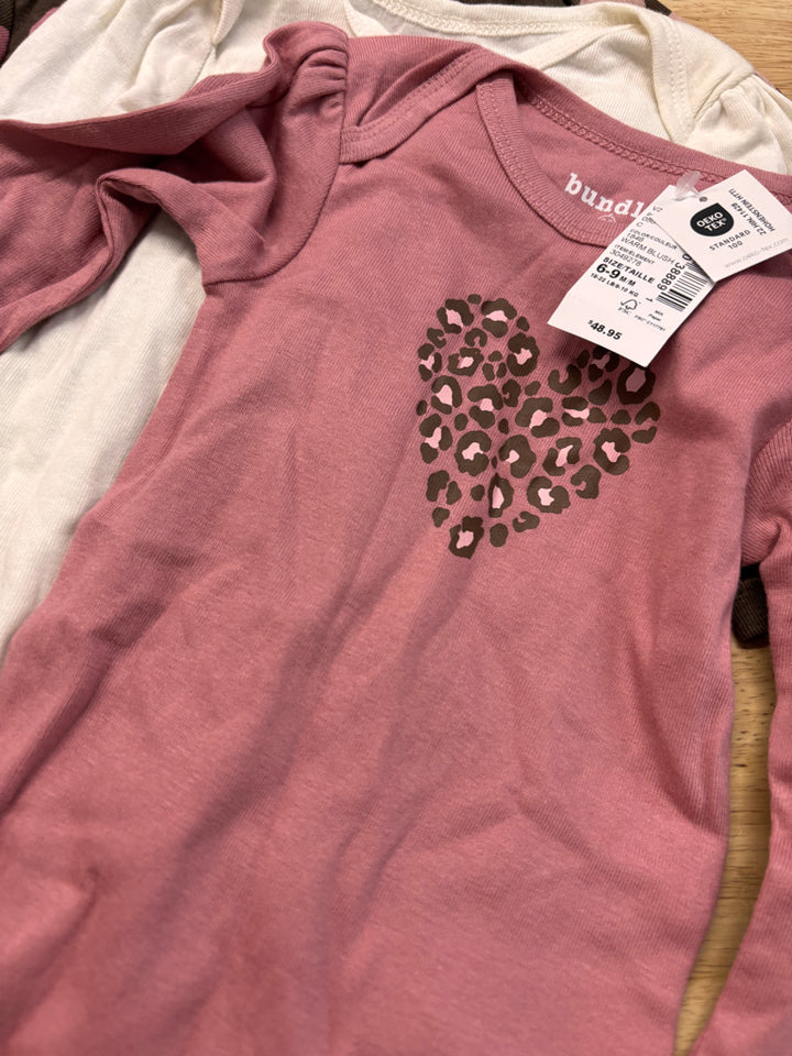 Bundles Bodysuit Set – 6-9M, 4 Pack NWT