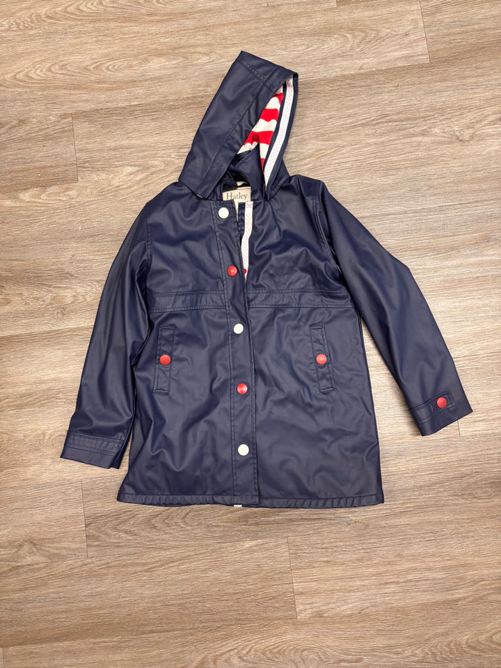 Hatley Rain Splash Jacket – Size 12 – Navy Blue / Like New