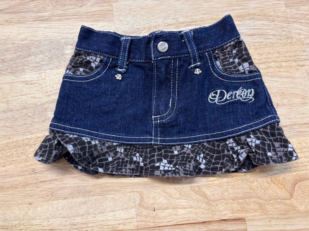 Deron 6 - 9M Denim Skirt - Nest and Sprout - Consignment