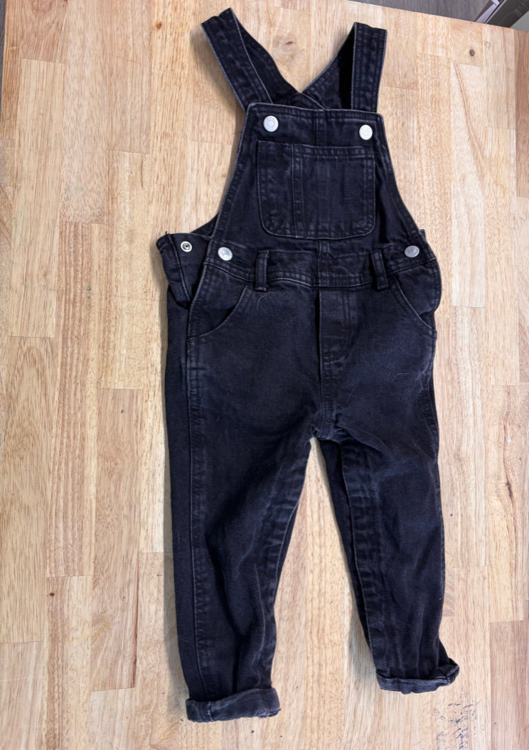 Old Navy Denim Overalls – Size 2T Black