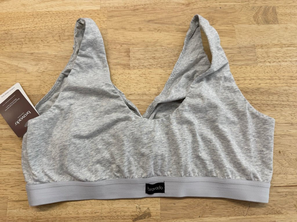 Bravado Cotton Sleep Bra – XXL | Grey | NWT - Nest and Sprout-Consignment