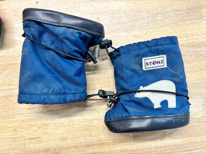 Stonz Rubber Sole Soft Booties – Size L, 14CM