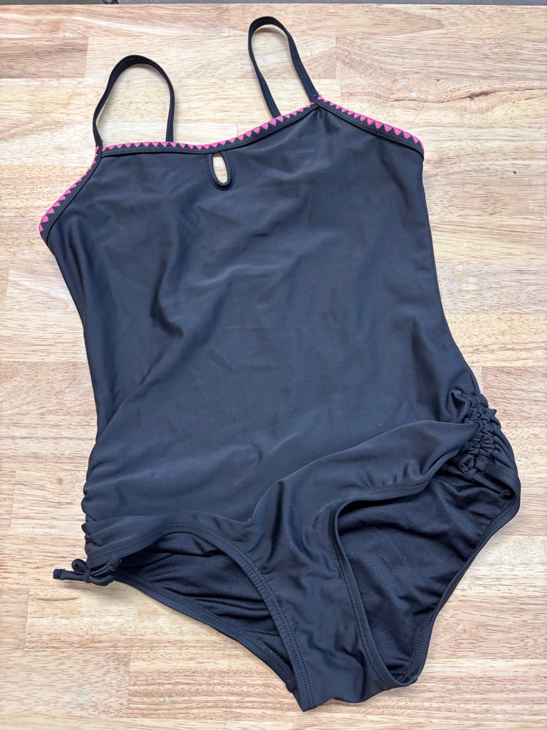 Old Navy Black One-Piece Swimsuit Size 8