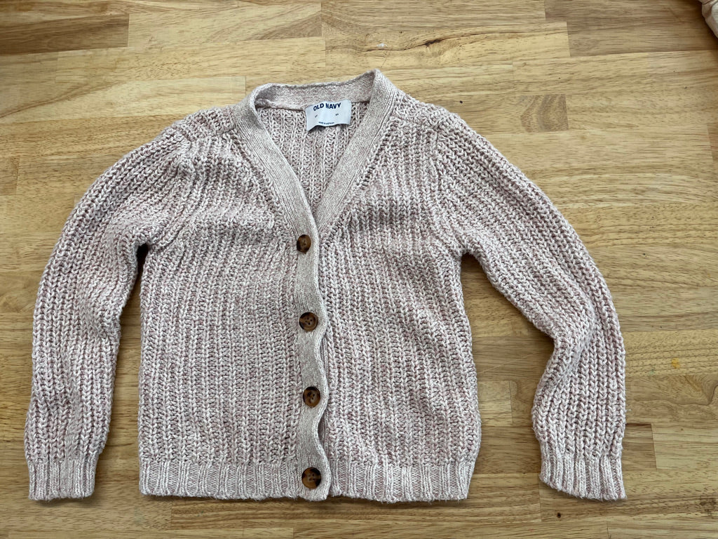 Old Navy 5T Knit Cardigan – Pink Heather