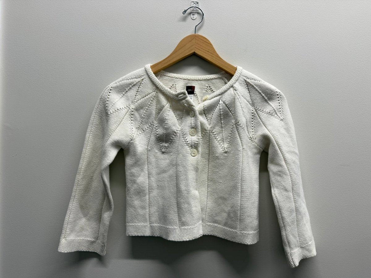Tea Collection Cream Button Cardigan – 8 - Nest and Sprout-Consignment