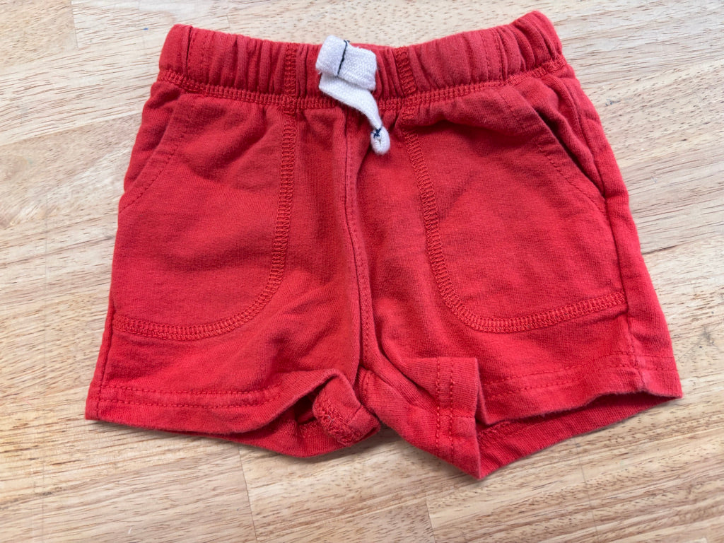 Carters Shorts – Size 6M (Red)
