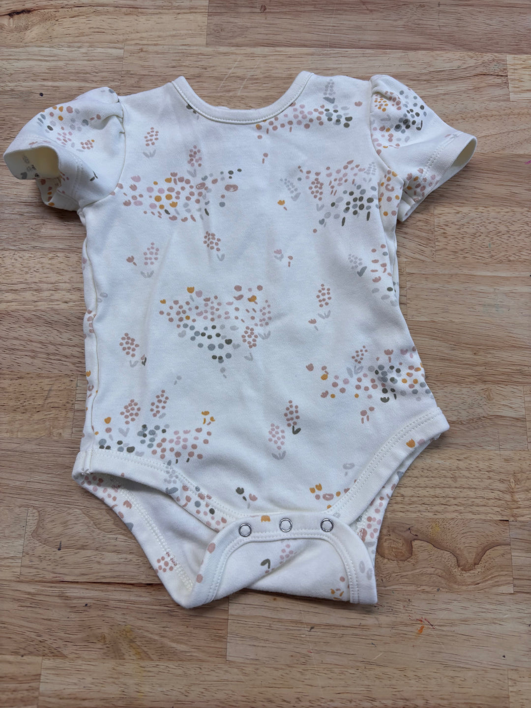 Pehr Bodysuit – Size 3–6M (Floral on Cream)