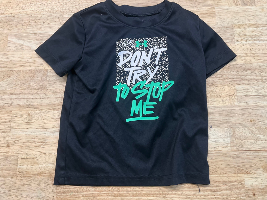 Under Armour Don't Try to Stop Me Graphic T-Shirt – 24M | Black Active Wear