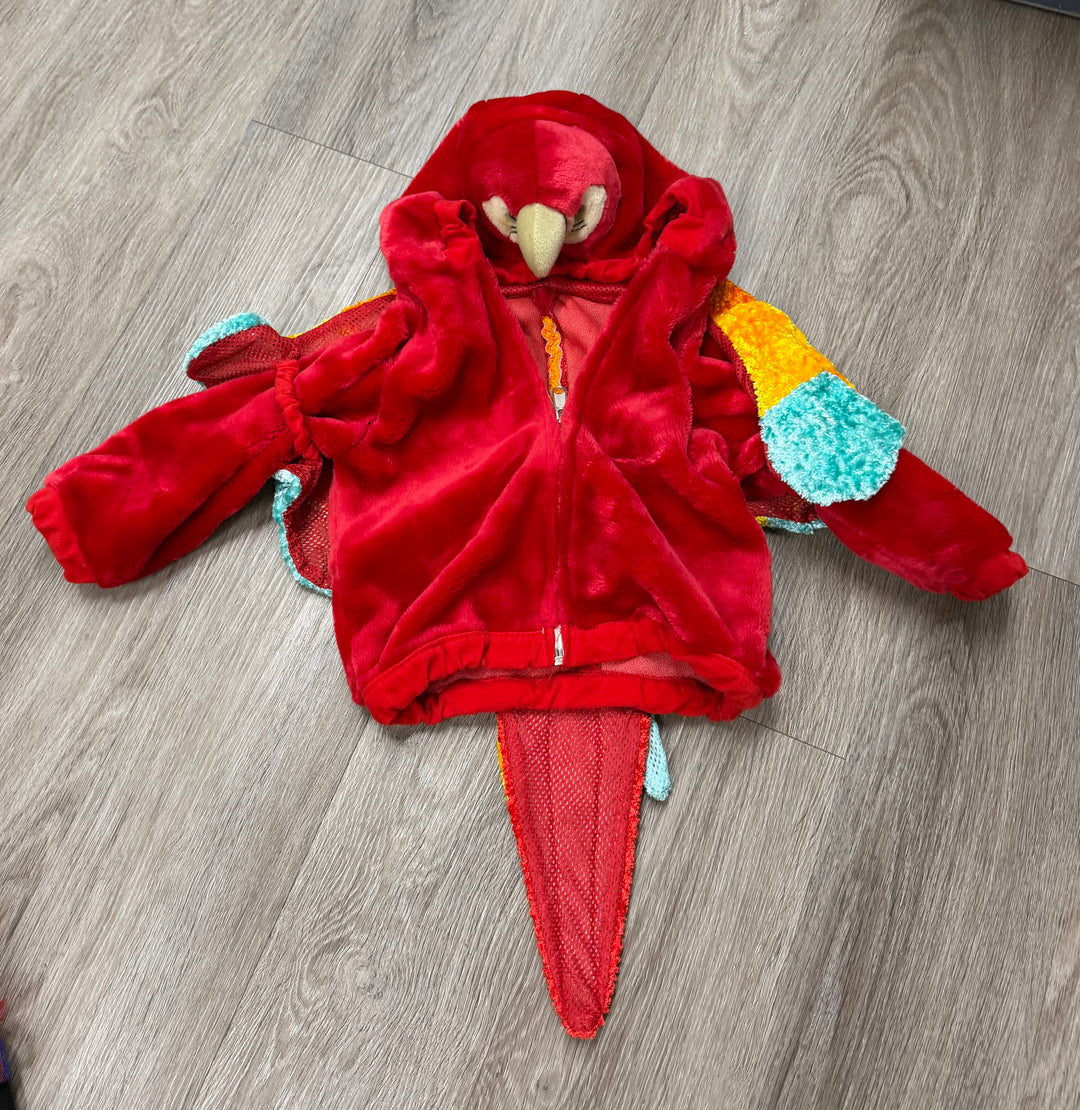 Parrot Costume – 18-24 Months | Red Jacket with Wings