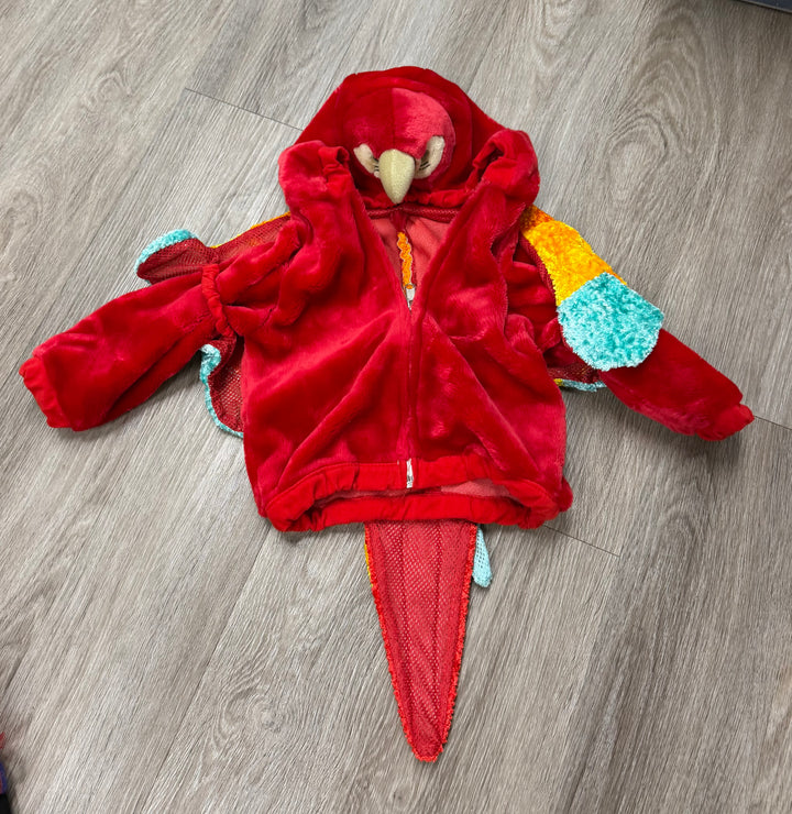 Parrot Costume – 18-24 Months | Red Jacket with Wings