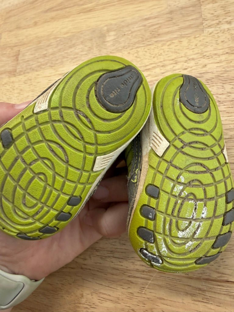 Stride Rite First Walker Shoes – Size 3M | Green & Grey - Nest and Sprout - Consignment