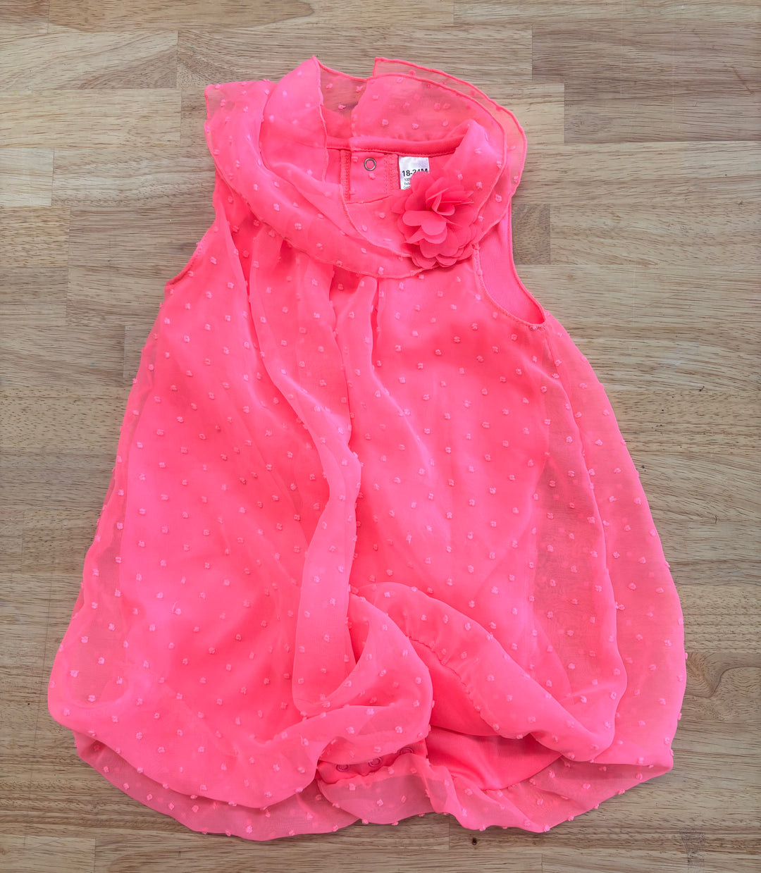 George Size 18–24M Hot Pink Bubble romper