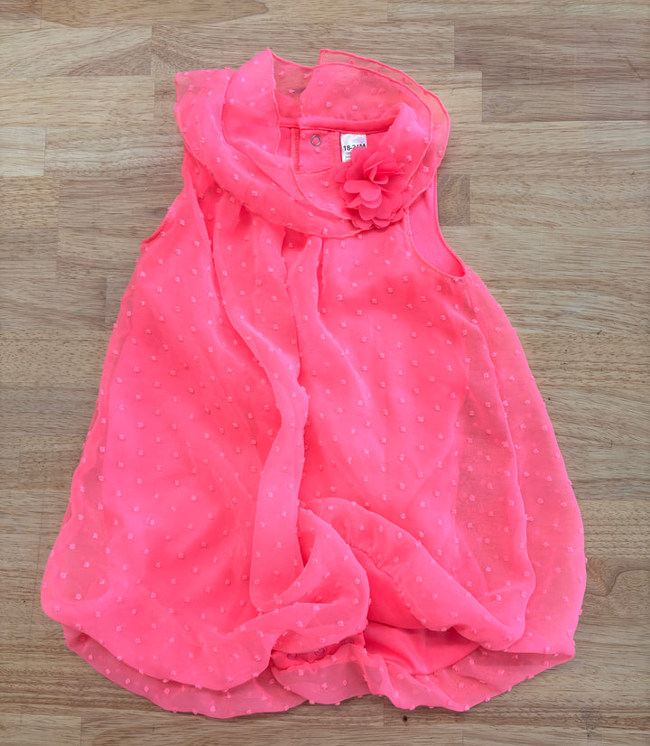 George Size 18–24M Hot Pink Bubble romper
