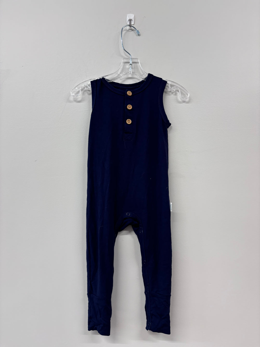 Duck Duck Goose 6-12 Month Romper (Navy Blue)