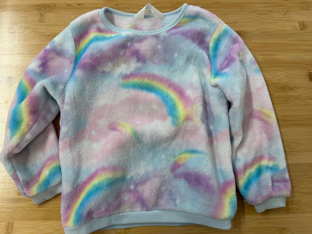 H&M Fleece Rainbow Pullover Sweater – 4–6Y - Nest and Sprout-Consignment