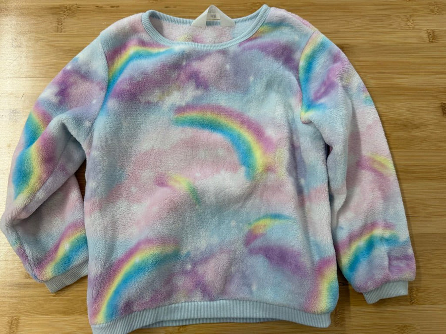 H&M Fleece Rainbow Pullover Sweater – 4–6Y - Nest and Sprout-Consignment