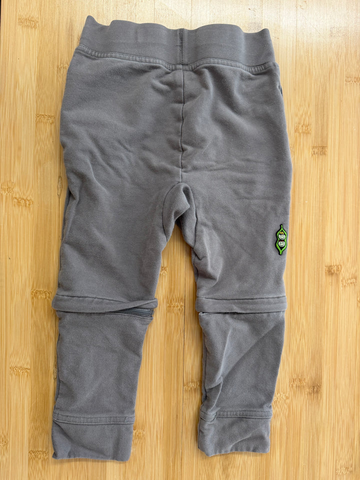 Peekaboo Beans Charcoal Zip-Off Pants – 2 | Play
