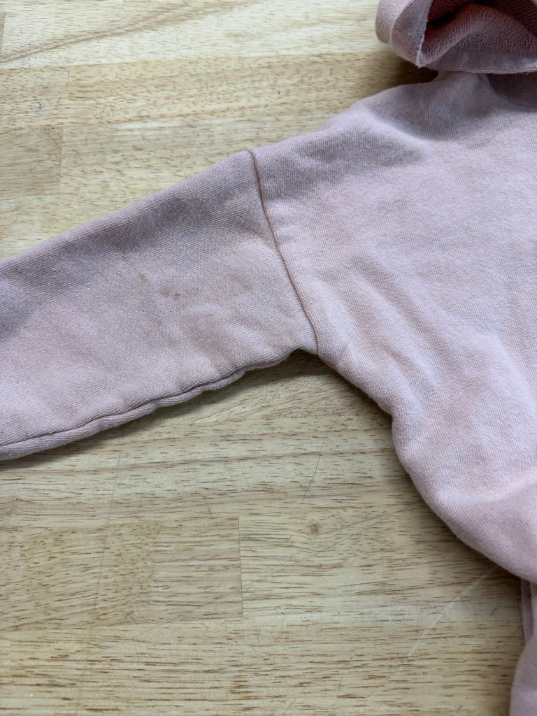Mini Mioche Hooded Tunic Dress – 1/2 | Light Pink Long Sleeve | Play