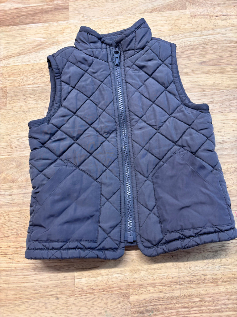 Old Navy Quilted Fleece-Lined Vest – 18–24M