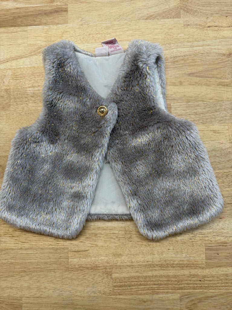 Catherine Malandrino Faux Fur Vest | Size 2T - Nest and Sprout - Consignment