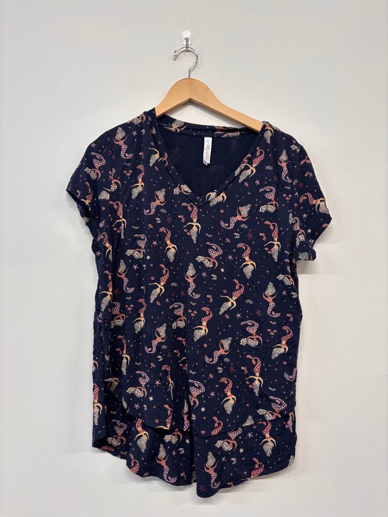 Latched Mama Mermaid T-Shirt – Size XL Navy - Nest and Sprout - Consignment