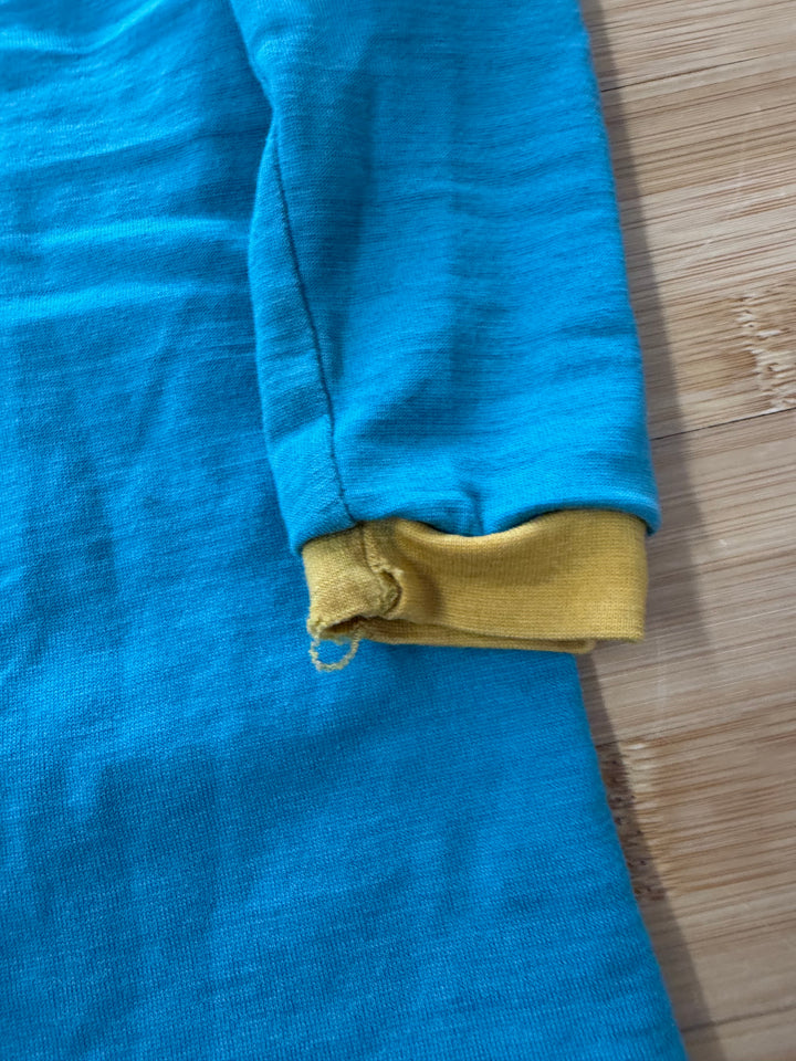 Wee Woolies Wool Shirt – 3 Years | Wool | Yellow Cuffs
