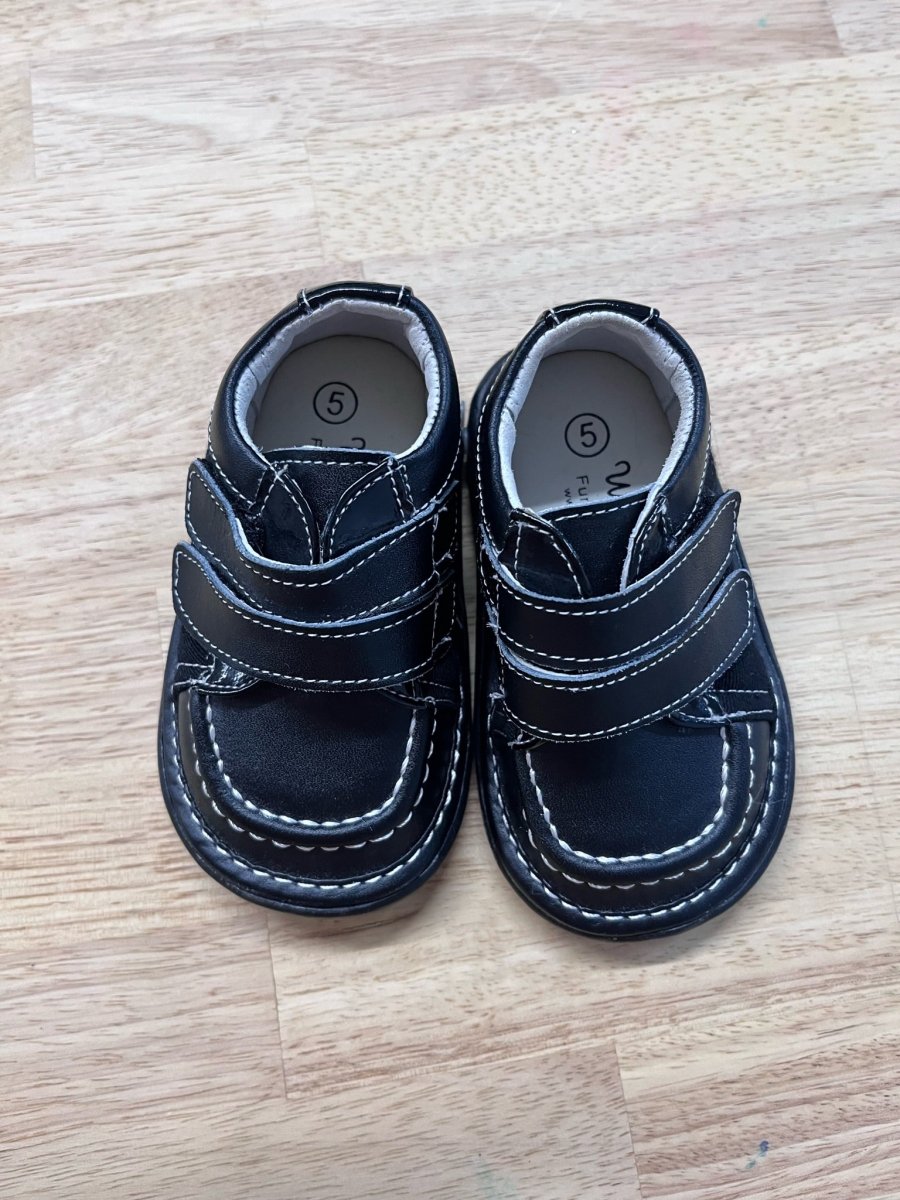 Wee Squeaks Formal Stitched Shoes (Size 5) - Nest and Sprout - Consignment
