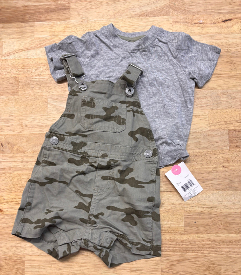 George Camo Coveralls Set – Size 6-12M NWT