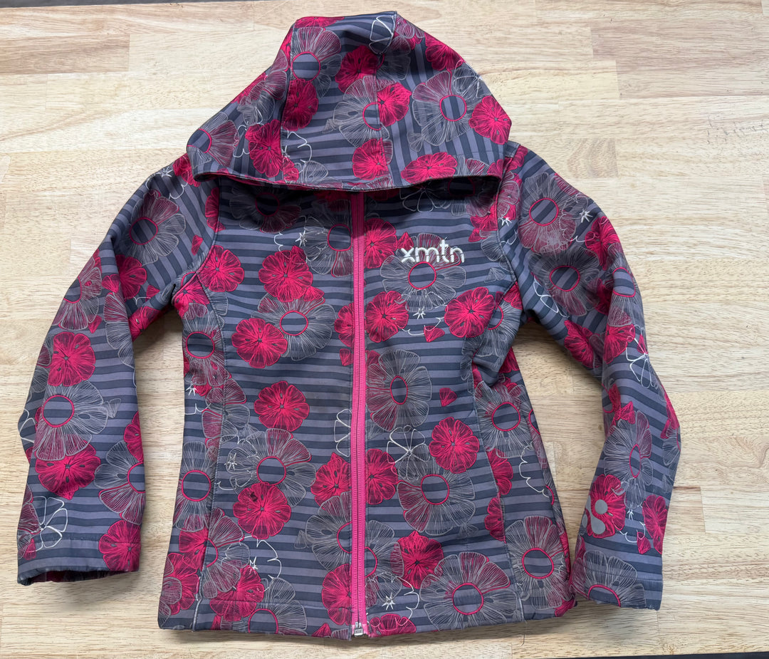 XMTN Midseason Jacket – 4–5Y | Pink & Grey Lightweight