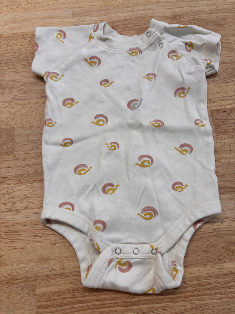 Pehr 12-18M Snail Bodysuit