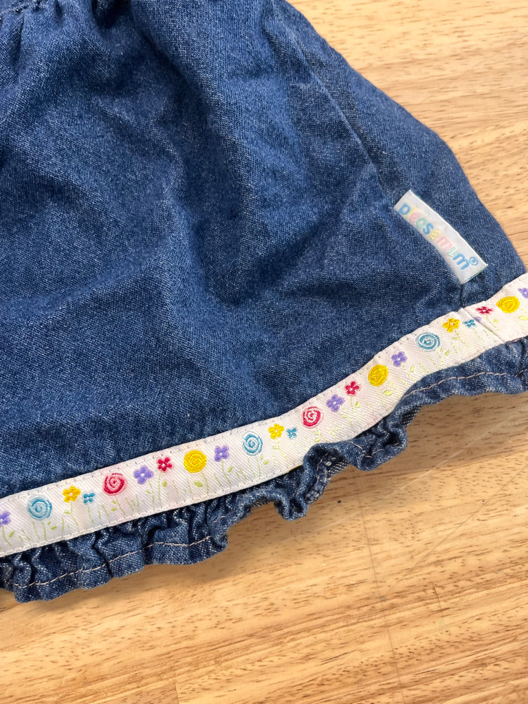 Please Mum 3–6M Denim Jumper Dress