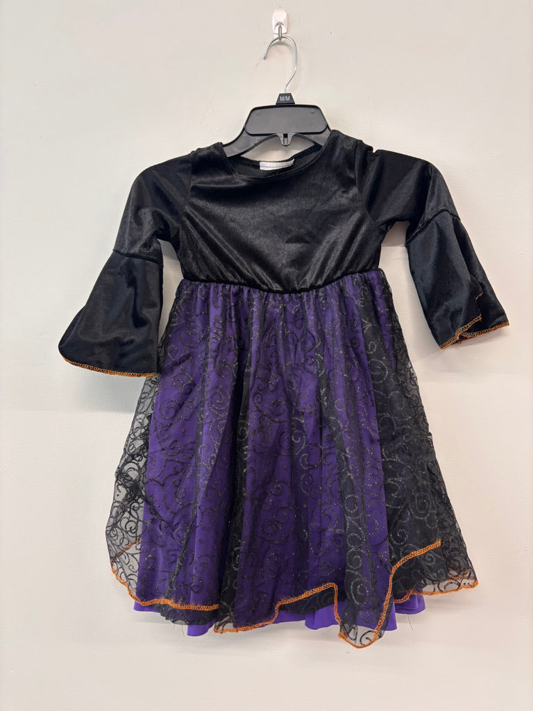 Costume Dress 4–6Y – Black & Purple