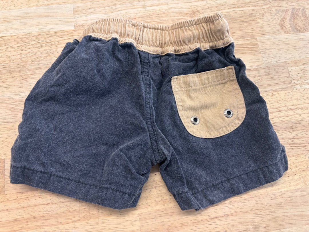 Atilla Cubs Size 1 Shorts – Brown & Black Canvas