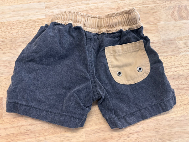 Atilla Cubs Size 1 Shorts – Brown & Black Canvas