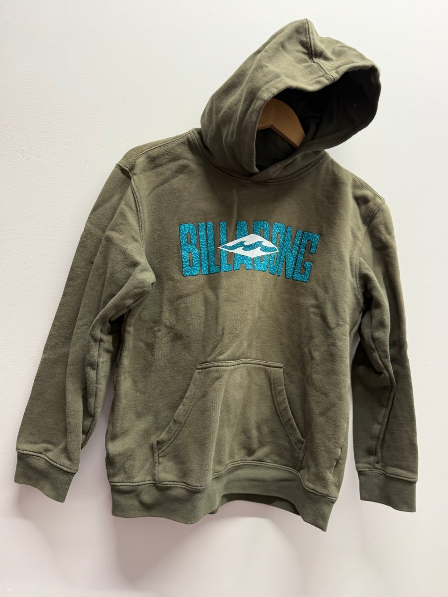Billabong Army Green Hoodie – 14/16 | Play - Nest and Sprout-Consignment