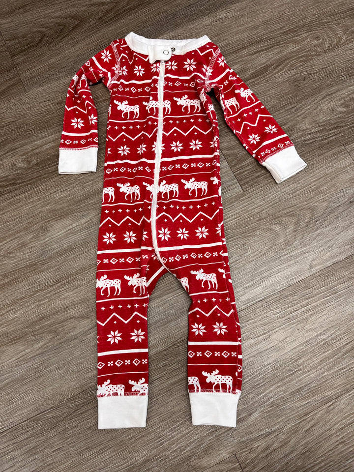 Lazy One 6M Christmas Footless Sleeper – Zipper