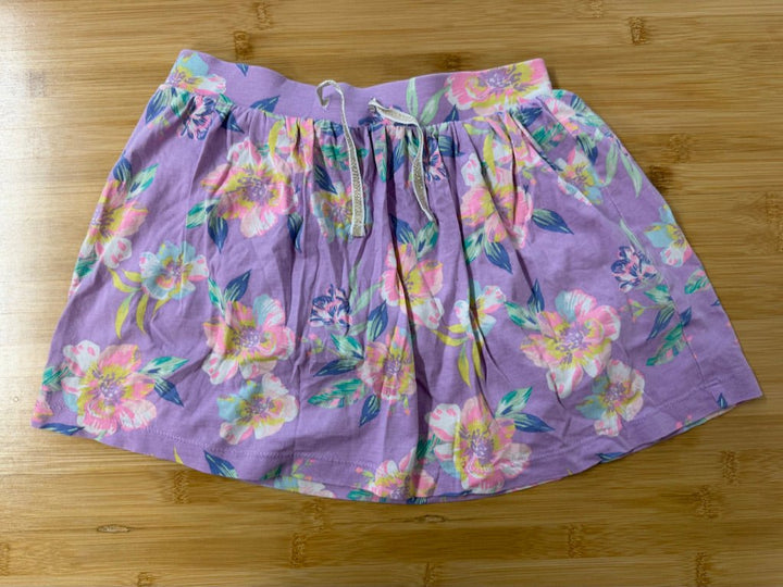 OshKosh Skort – 8 | Purple Tropical Floral - Nest and Sprout - Consignment