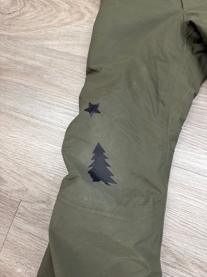 Helly Hansen Snow Pants – 8 | Forest Olive Green | Knee Patch
