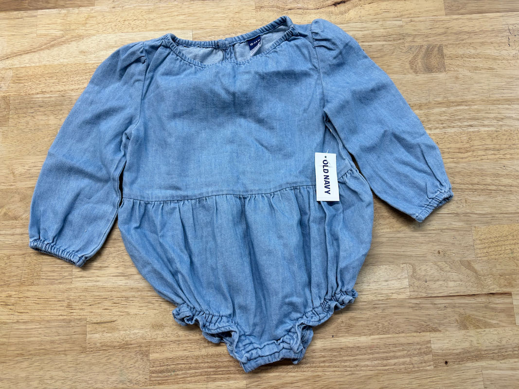 Old Navy Denim Bubble Romper New With Tags | Size 18–24M