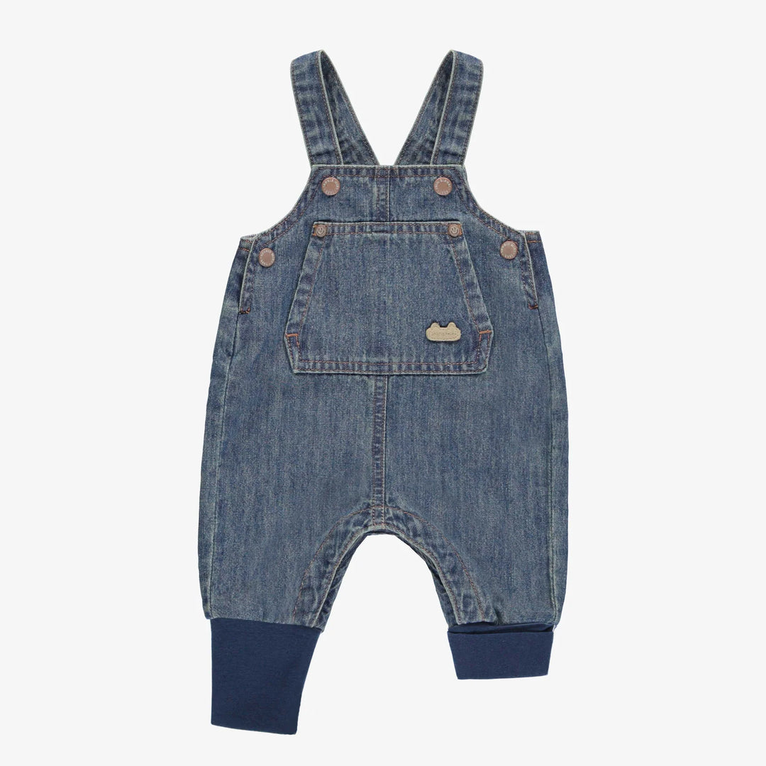 Denim Overalls | Wide Cut