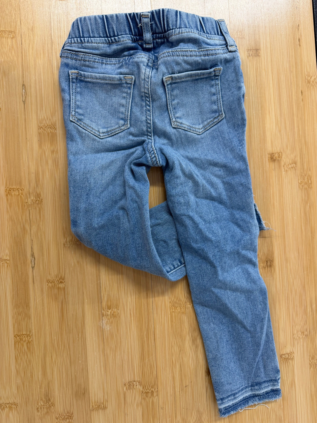 Gap Toddler Jeans – 5 Years | Light Wash | Pull-On | Distressed Detailing