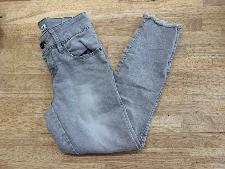 Guess Raw Edge Denim Jeans – 25 (CN 160) | Light Grey Adult