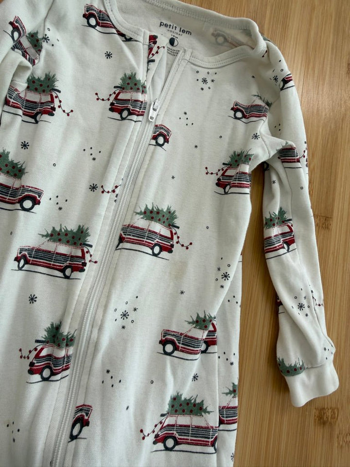 Petit Lem Holiday Footed Sleeper – 18M | Play | Holiday - Nest and Sprout-Consignment