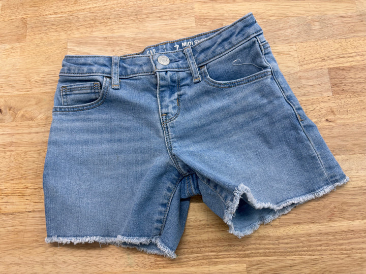 Gap Midi Shorts 7Y – Light Wash like new