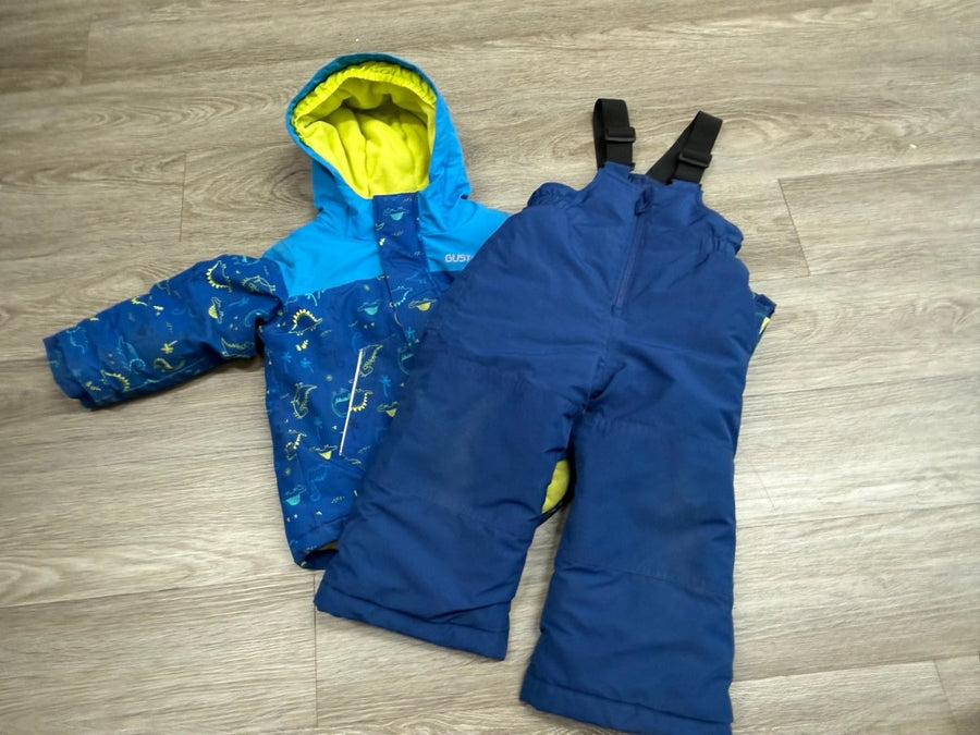 Gusti Blue Dinosaur Snowsuit – 2T | Play - Nest and Sprout-Consignment