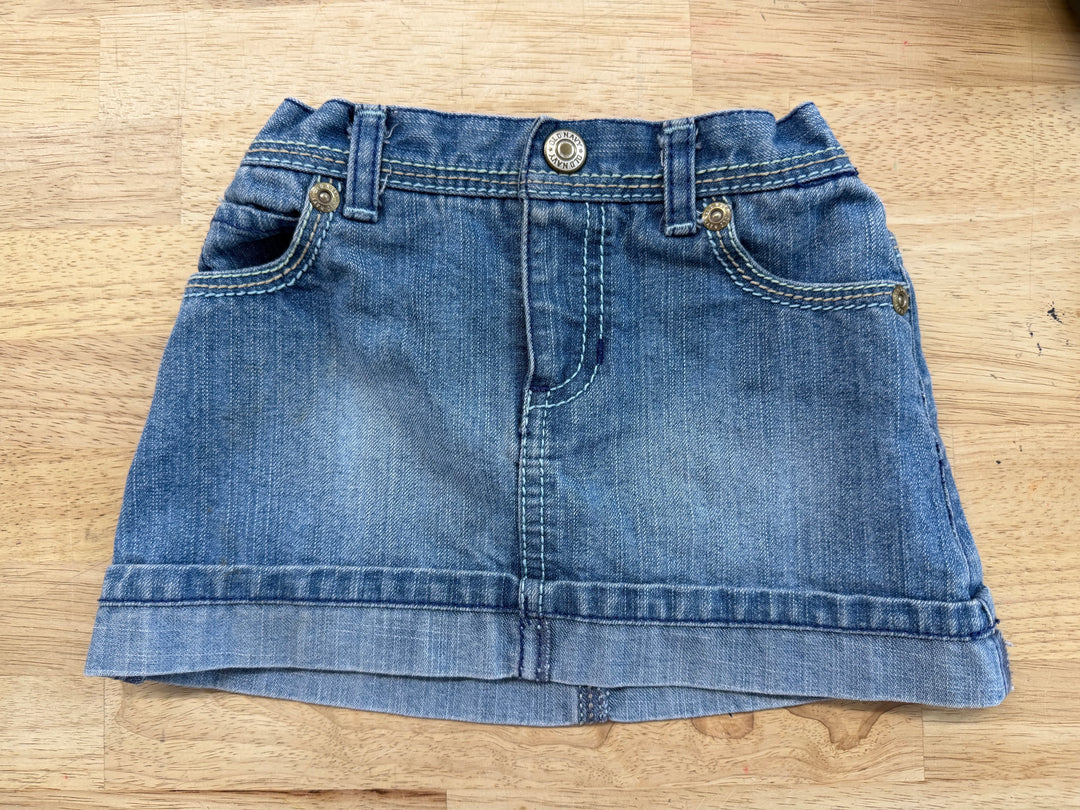 Old Navy Denim Skirt – 6–12M | Retro Light Wash