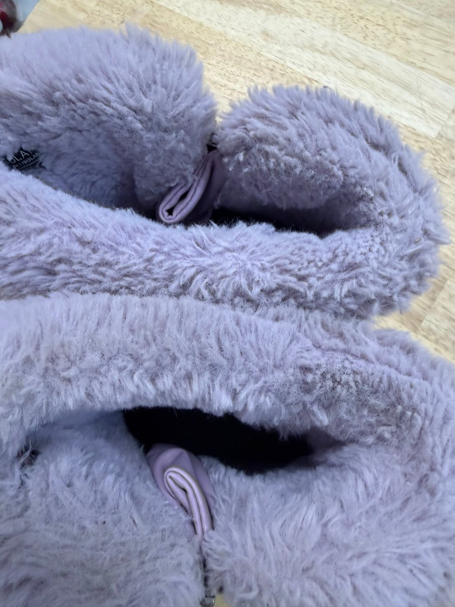 3M 200 Gram Insulated Snow Boots – Estimated 2/3 Junior | Purple and Rainbow Ombre - Nest and Sprout-Consignment